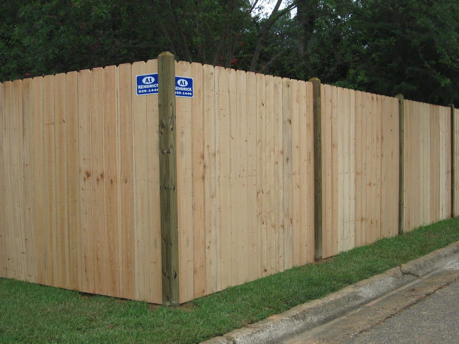 Privacy Fence Installation Near Mississippi A-1 Kendrick Fence Company